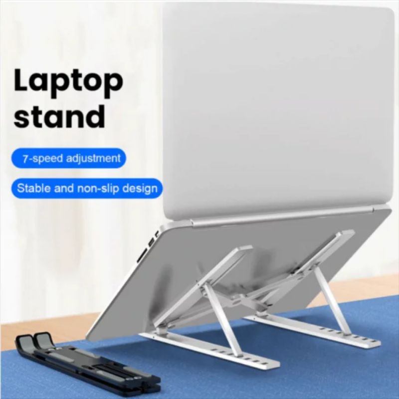 Holder Stand Laptop Multifungsi Folding Braket Dudukkan Notebook Stand Lipat