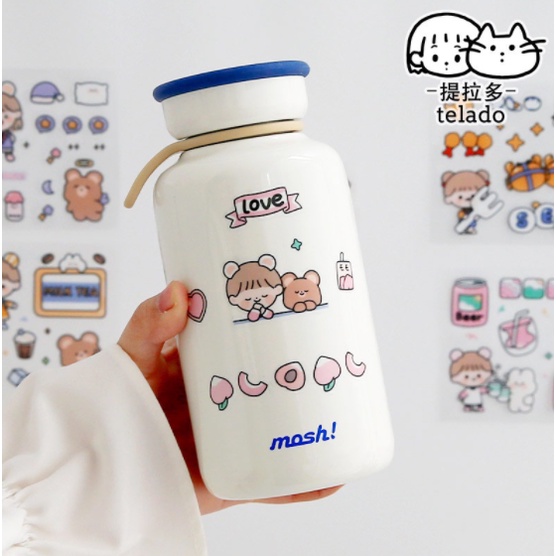 TELADO Stiker Aesthetic Tumblr Hp / Stiker Lucu RANDOM 1 Lembar