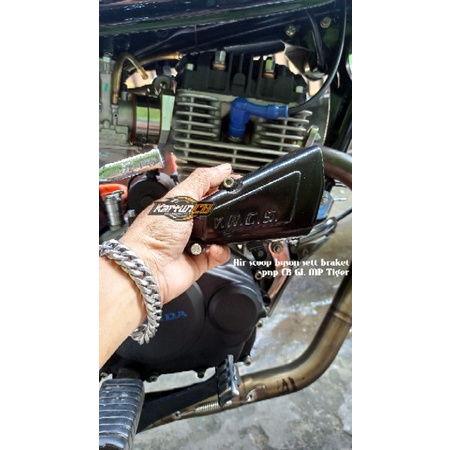 Air scoop byson sett braket pnp CB GL MP Tiger biar mesinmu adem