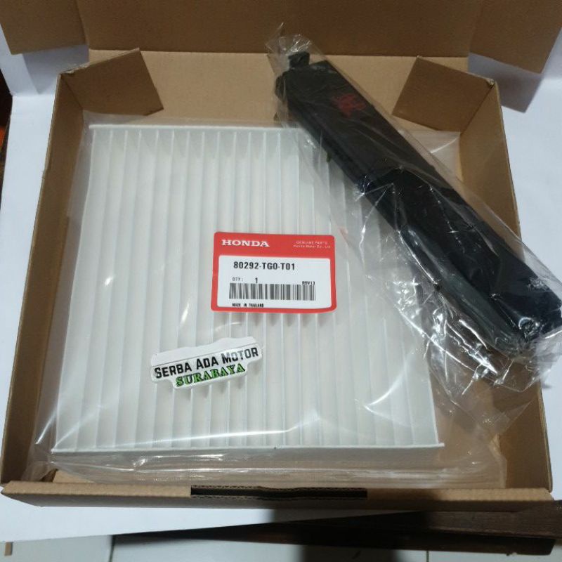 PAKET FILTER AC MOBIL HONDA BRIO MOBILIO BRV HRV PLUS TUTUP FILTER AC