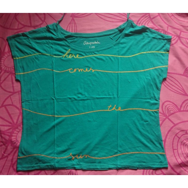 kaos branded sisa ekspor aeropostale wanita