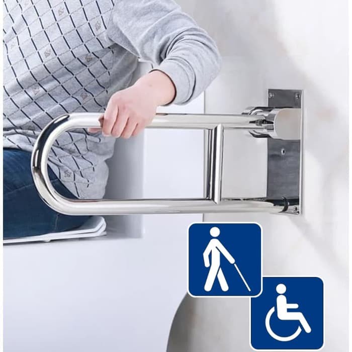Pegangan Kamar Mandi - Grab Bar Kamar Mandi Pegangan Tangan Lansia, Disabilitas, Sefty Closet