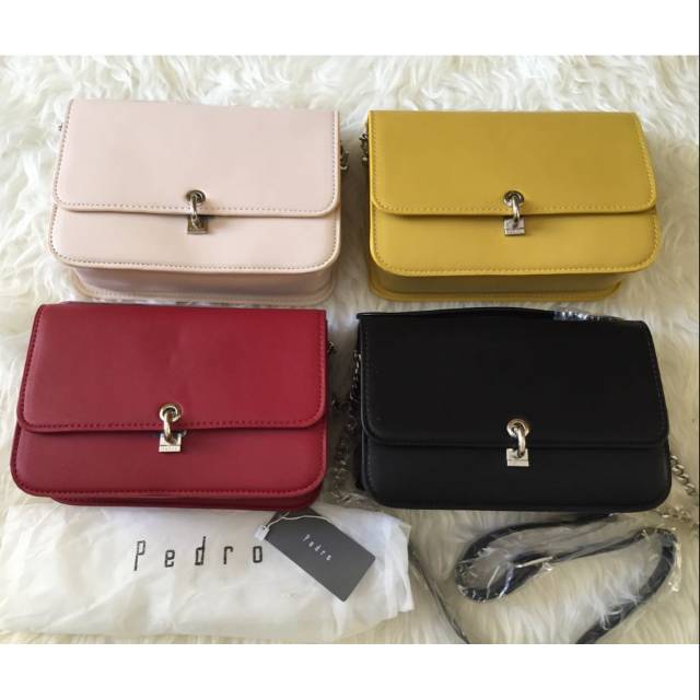 READY STOCK PEDRO CHAIN SHOULDER BAG (100%  IMPORT)