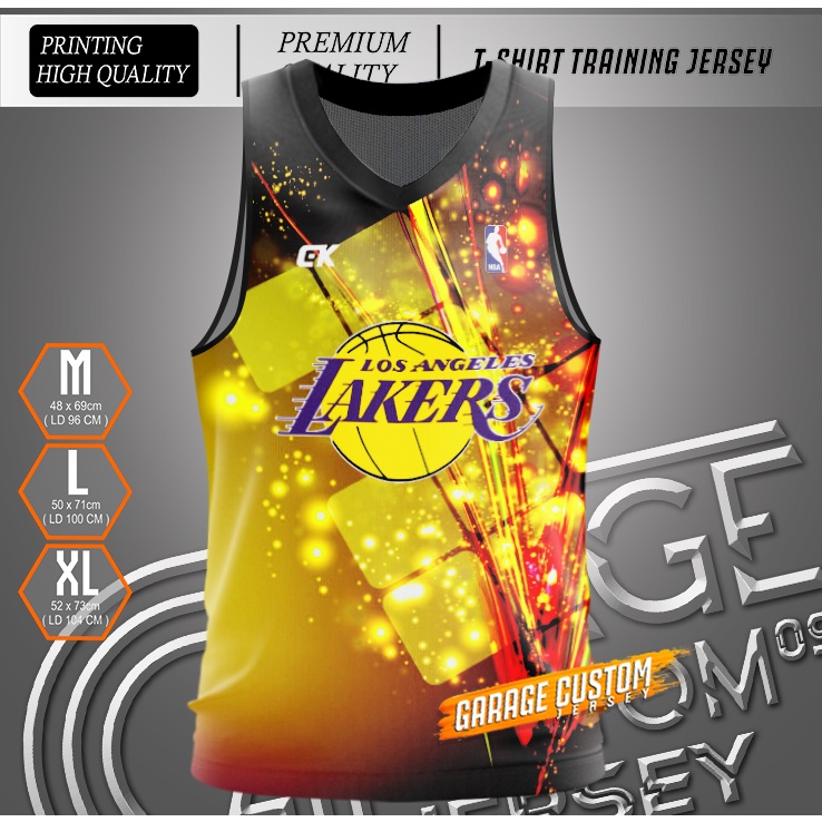 GARAGE CUSTOM/Kaos olahraga BASKET/baju trainning SINGLET BASKET/kostum olahraga/futsal/bulutangkis/
