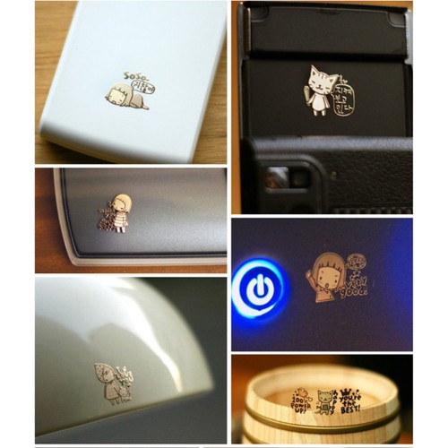 24K GOLD PLATE ANTI RADIATION STICKER RANDOM COLOR