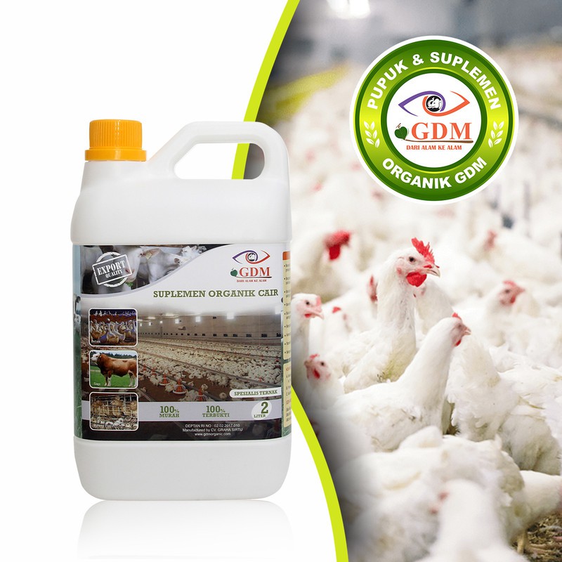 

GDM Suplemen Organik Untuk Ayam 2Liter