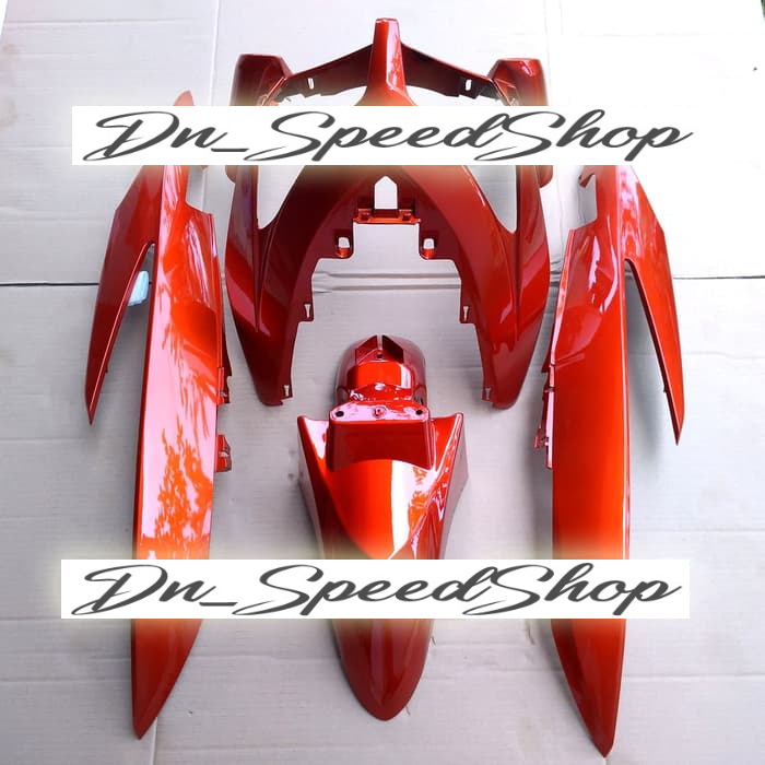 BODY HONDA VARIO 110 KARBU WARNA MERAH
