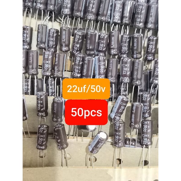 Elco 22uf 50v 50pcs