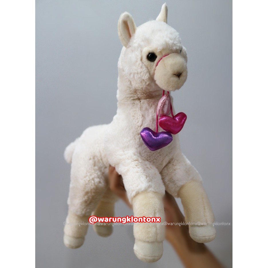 Boneka Karakter Binatang Alpaca Lama Premium Ukuran Besar