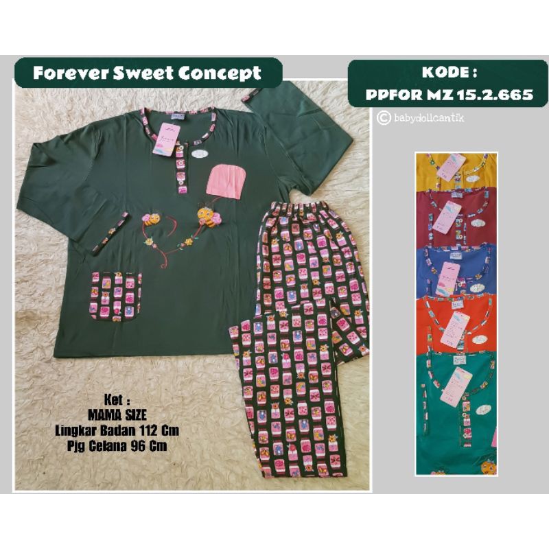 Babydoll Mama Size Panjang Forever Sweet Concept