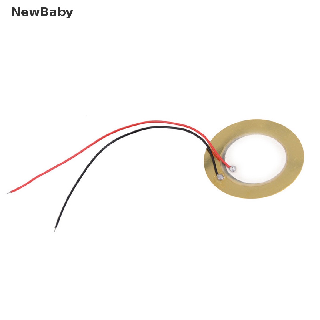 Newbaby 10pcs Disk Drum Piezo Elements 35mm Dengan Sensor Trigger + Kabel Tembaga