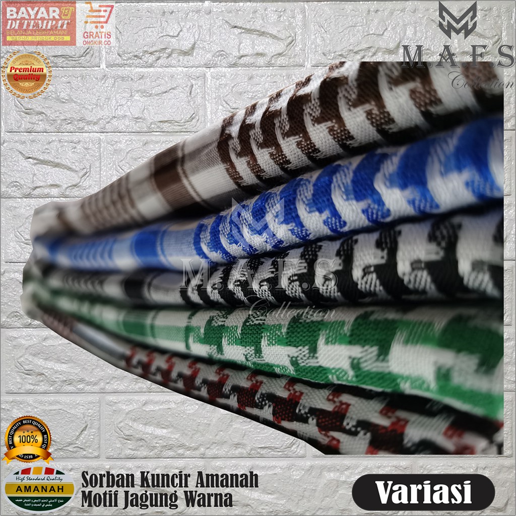 SORBAN MURAH SORBAN KUNCIR AMANAH WARNA