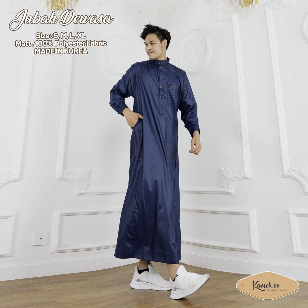 jubah ar-rias warna navy