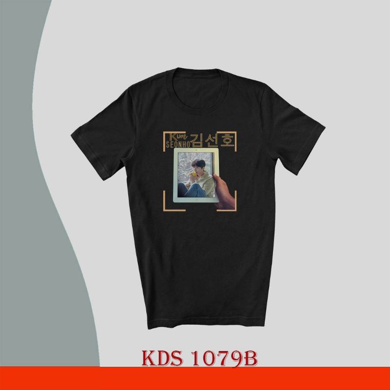 FREE GANTUNGAN KUNCI!!KAOS KIM SEON HO BINGKAI/KAOS KATUN KIM SEON HO