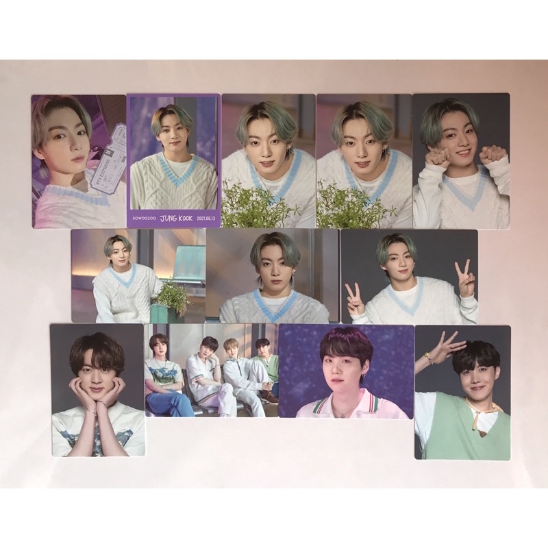 [READY] SHARING MINI PC PHOTOCARD SOWOOZOO BTS OFFICIAL JIN JK JUNGKOOK MUSTER MOTS LY SYS JPN FINAL