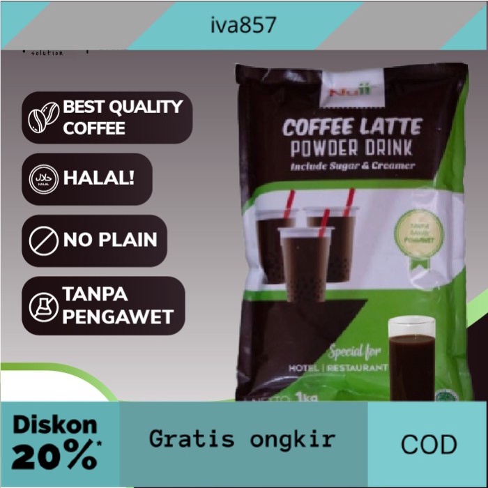 

PROMO Nuii Powder Drink - Coffee Latte GRATIS ONGKIR