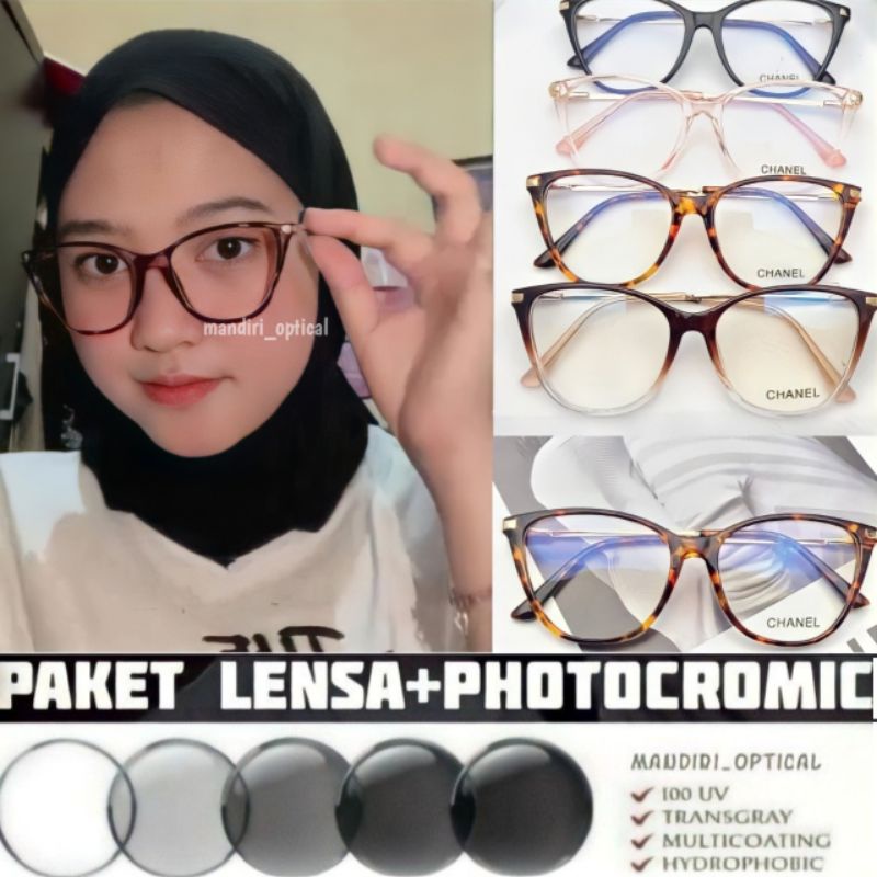 FRAME KACAMATA FASHION CAT EYE | BISA REQUEST MINUS+PHOTOCROMIC | KACAMATA ANTI RADIASI | FRAME KACAMATA | FRAME LENSA | LENSA MINUS | LENSA PHOTOCROMIC | KACAMATA FASHION | KACAMATA WANITA | KACAMATA CAT EYE WANITA | KACAMATA WANITA HITAM | CAT EYE MINUS