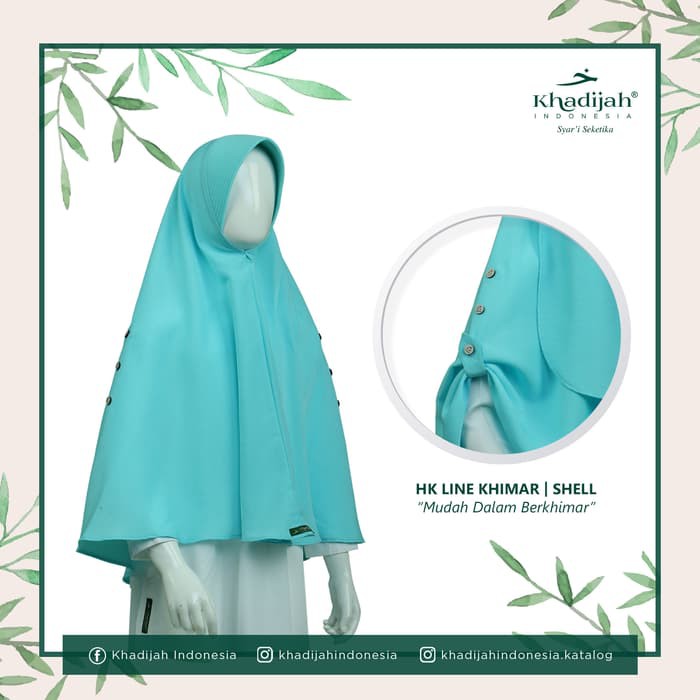 Helpy Kids Line SIZE S Khadijah Indonesia Khimar Anak Jilbab Kancing
