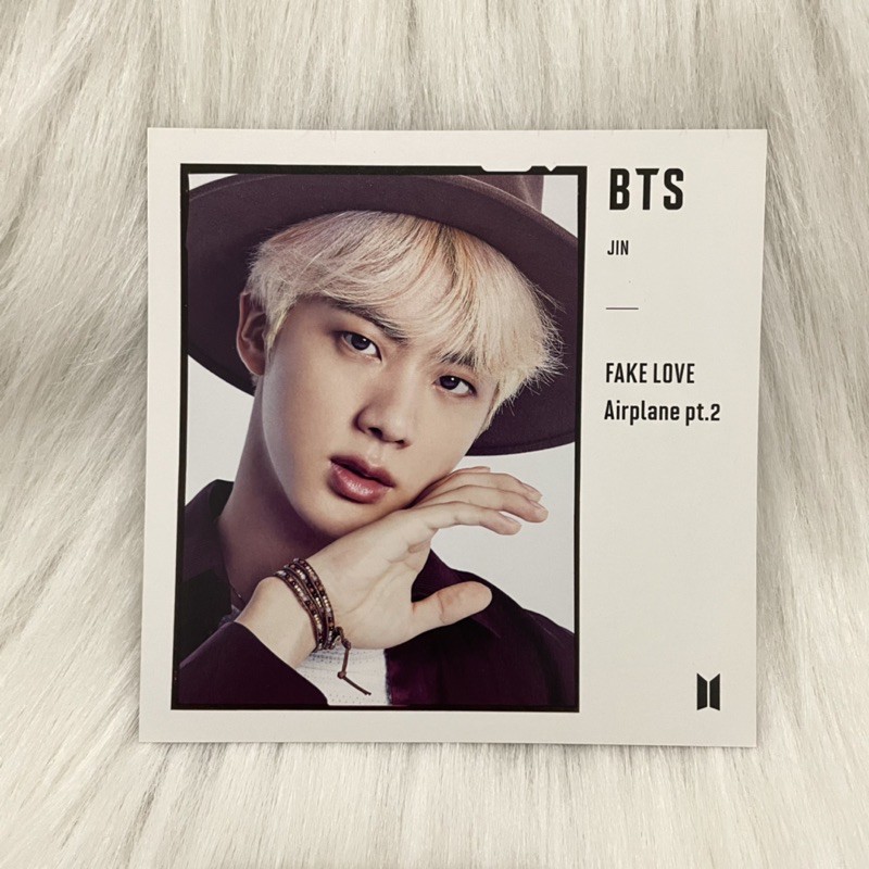 [Ready Stock] Official BTS Changing Jacket Jin Fake Love Airplane pt. 2 Album Japan