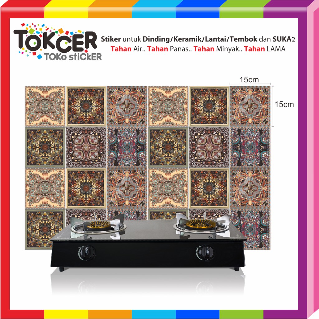 Stiker DINDING Keramik LANTAI Tembok DAPUR Tangga T-01