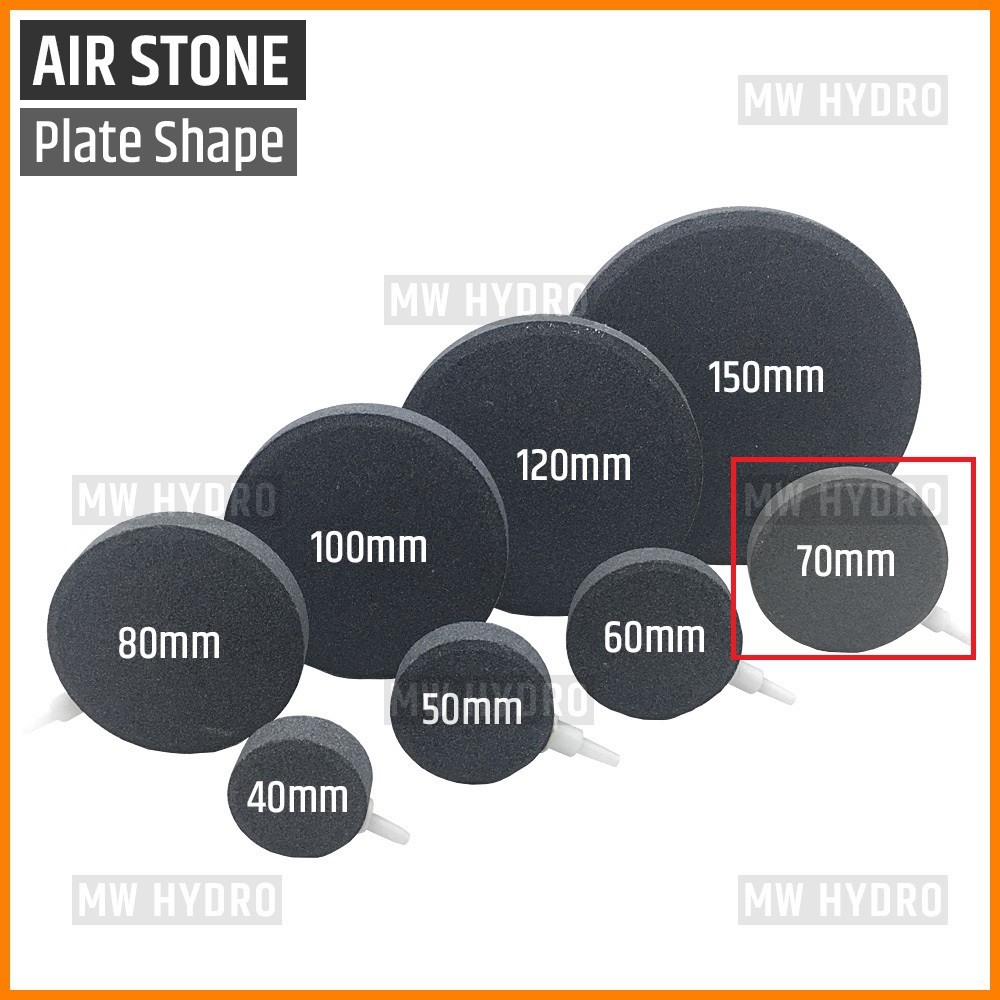 Air Stone / Batu Aerasi Gelembung Udara, Disc / Plate / Piring, 70 mm