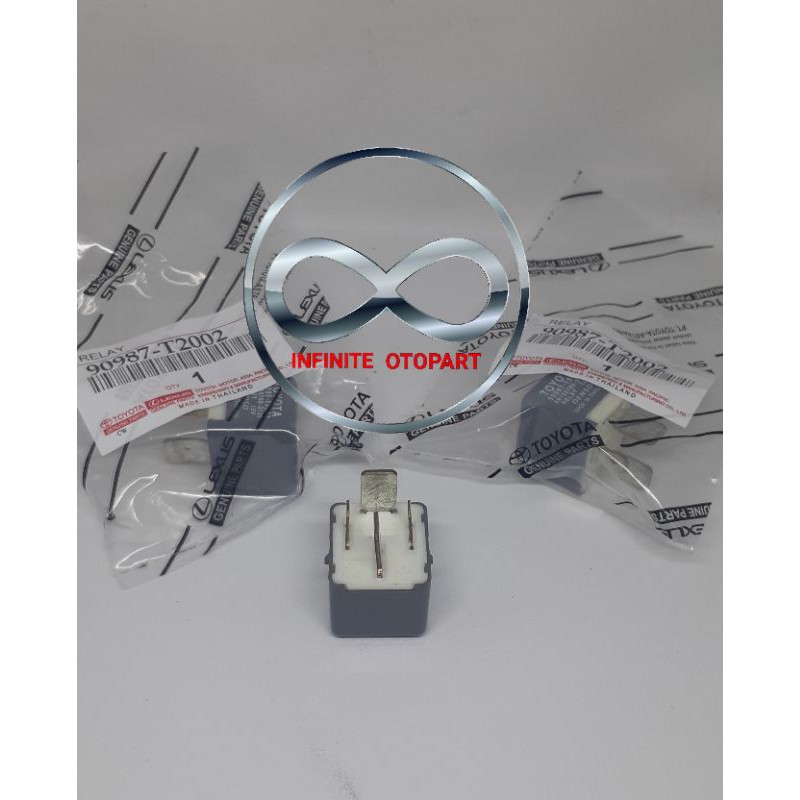 RELAY KLAKSON RELLAY LAMPU 12V KAKI 4 TOYOYA KIJANG INNOVA HT130