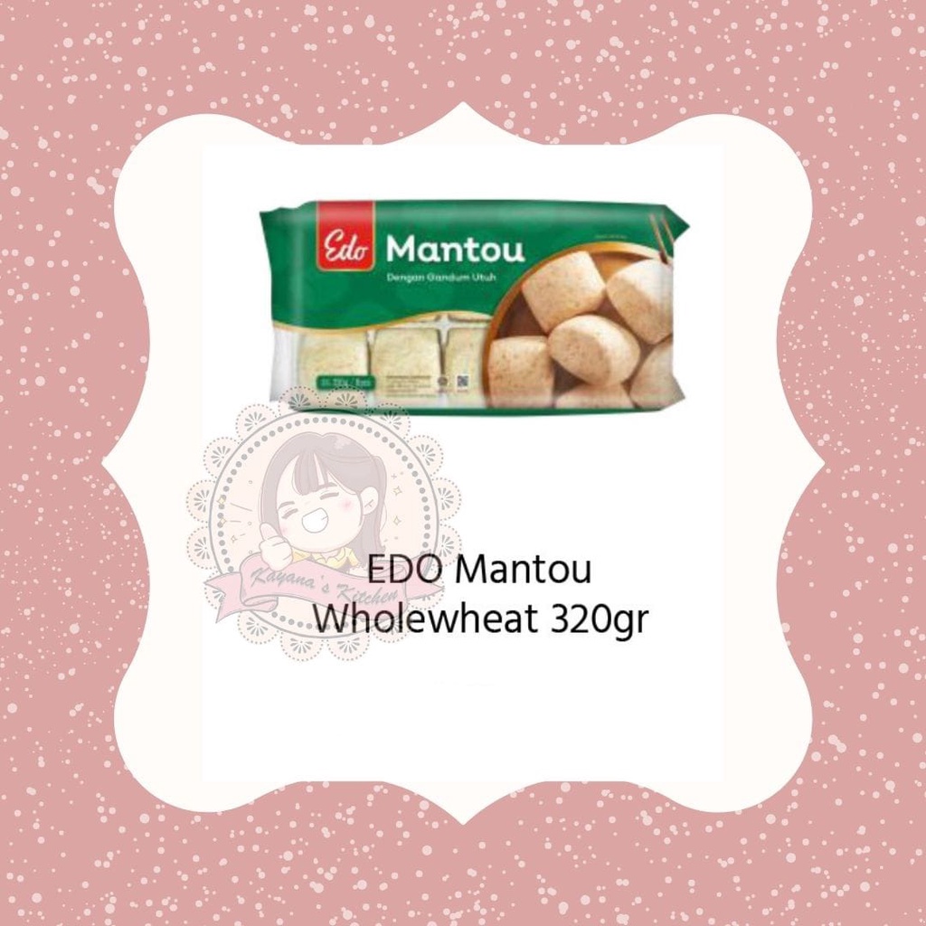 

Edi Mantou Wholewheat 320g