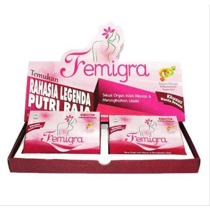 PROMO (POM) Femigra Kapsul Herbal Wanita Dewasa (Libido dan Kesehatan Organ)