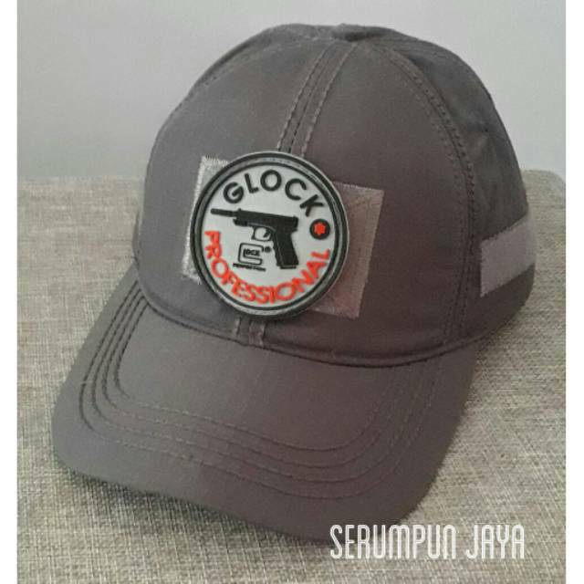 TOPI GLOCK - TOPI GLOCK BULAT - TOPI GLOCK VELCRO ABU