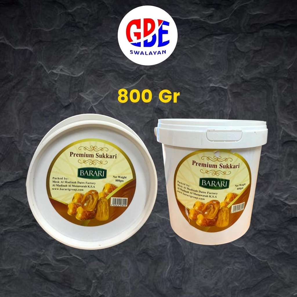 

Kurma Premium Barari Sukkari 800Gr