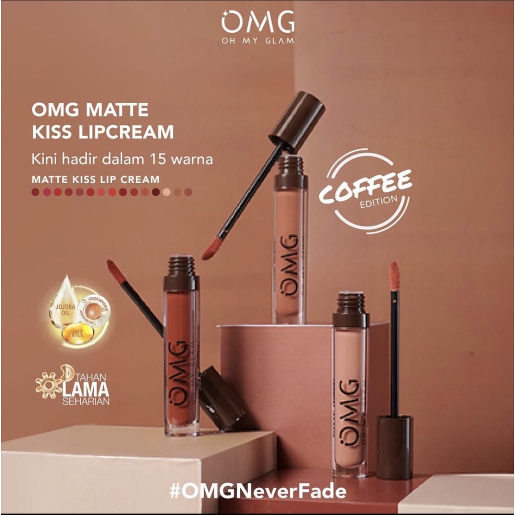 OMG Oh My Glam Matte Kiss Lip Cream / OMG Lip Cream