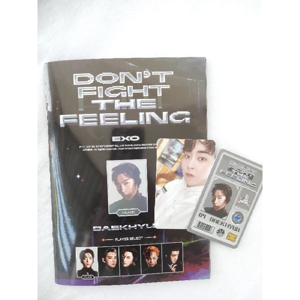 Unsealed album exo dont fight the feeling pc xiumin expansion ver baekhyun