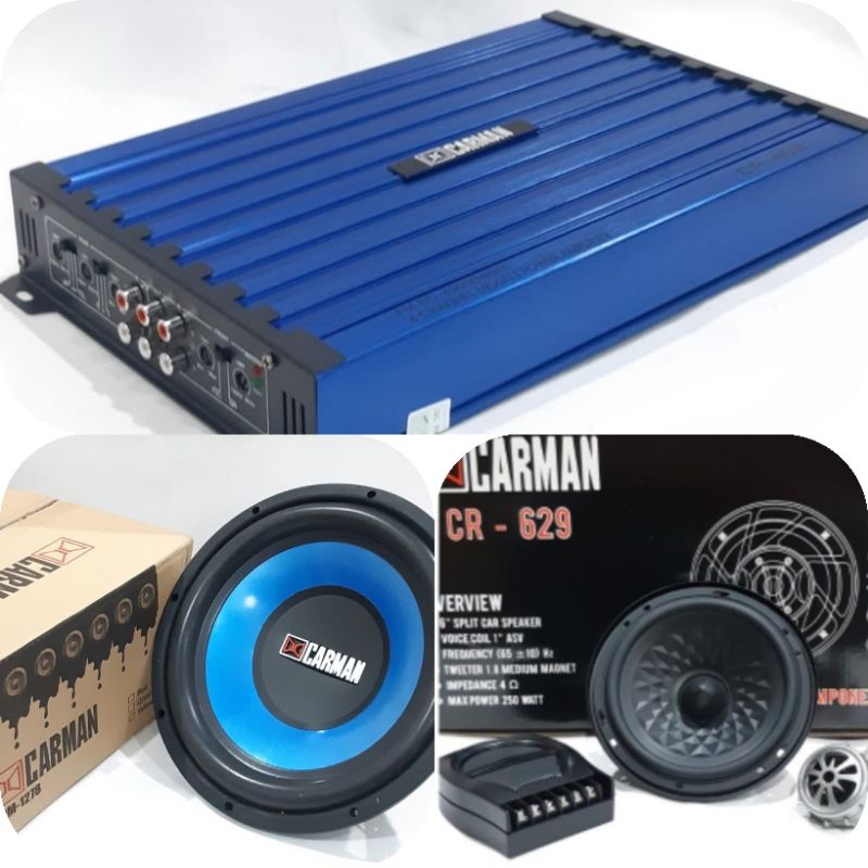 PAKET AUDIO MOBIL MURAH MERK CARMAN