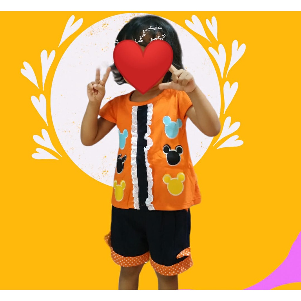 Baju Setelan Anak Cewek SNI 1-2 th LK2060