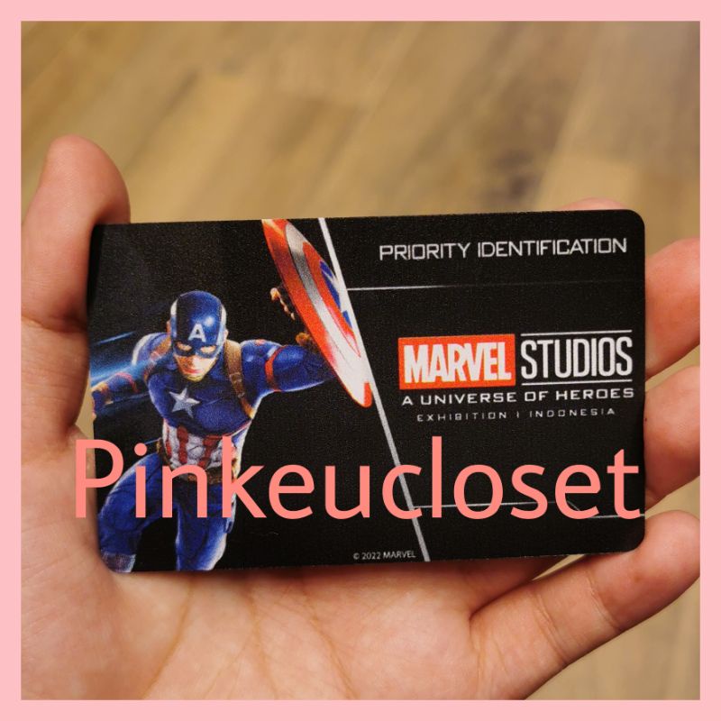 Ticket Marvel exhibition Indonesia priority identification card