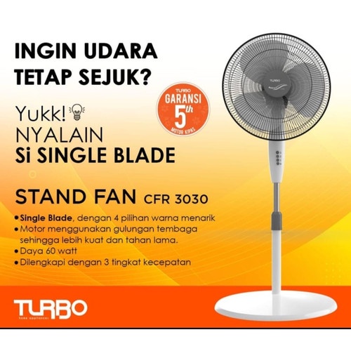 Turbo Stand Fan Kipas Angin Berdiri 16&quot; CFR3030 | CFR 3030 | 16inch ORIGINAL