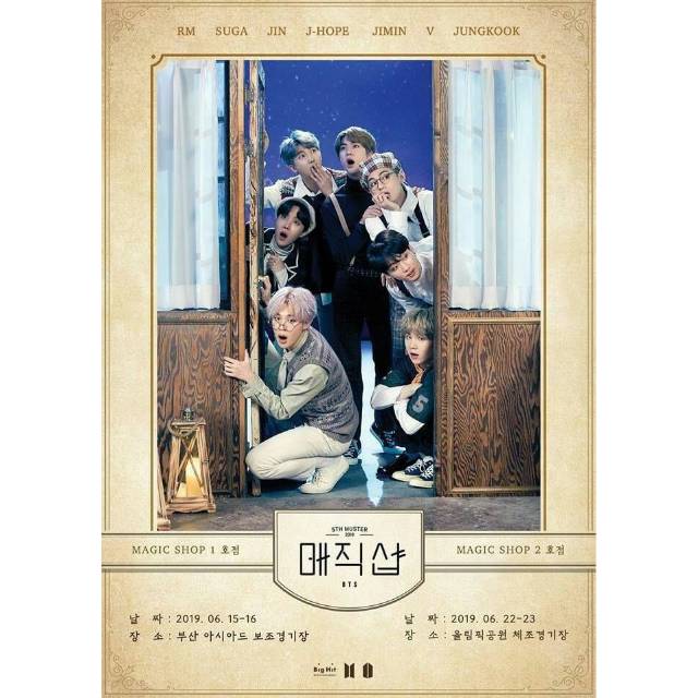 DVD BTS 5TH MUSTER MAGIC SHOP IN SEOUL 2019 [VLIVE+]
