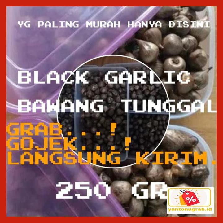 

De5Ewtr- Bawang Putih Hitam Tunggal-Bawang Hitam Lanang Siung-Black Garlic 250G D56Ey67-