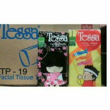 Tessa Tissue Travel Pack 50sheets 2ply - Tisu Wajah Tessa Travel Size Pocket Size