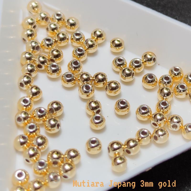 Mutiara Jepang Asli 3mm 4mm 5mm