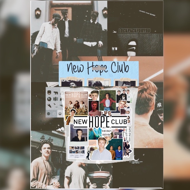 

[22 PCS STICKERS] Stickers New Hope Club untuk laptop, hp, dll sudah dicutting