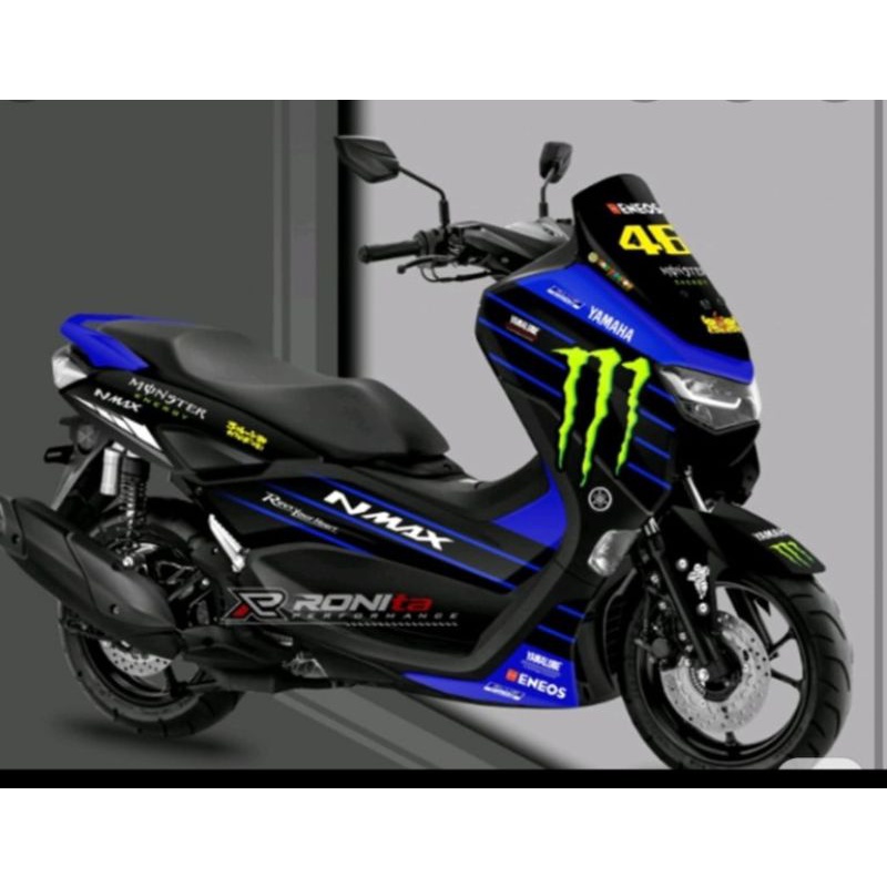 sticker Nmax new 2021 / decal nmax monster energy / sticker Nmax new monster