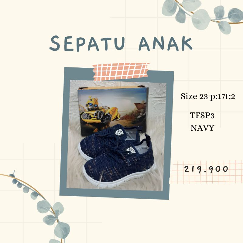 SEPATU ANAK TRANSFORMERS