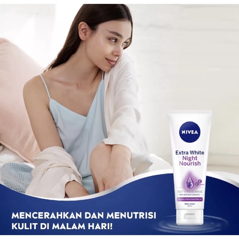 NIVEA EXTRA WHITE BODY SERUM 180ML