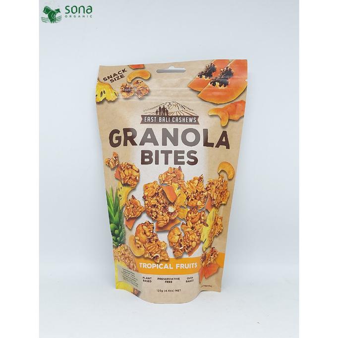 

:::::::] East Bali Cashew -Granola Bites Tropical Fruit 125 gr
