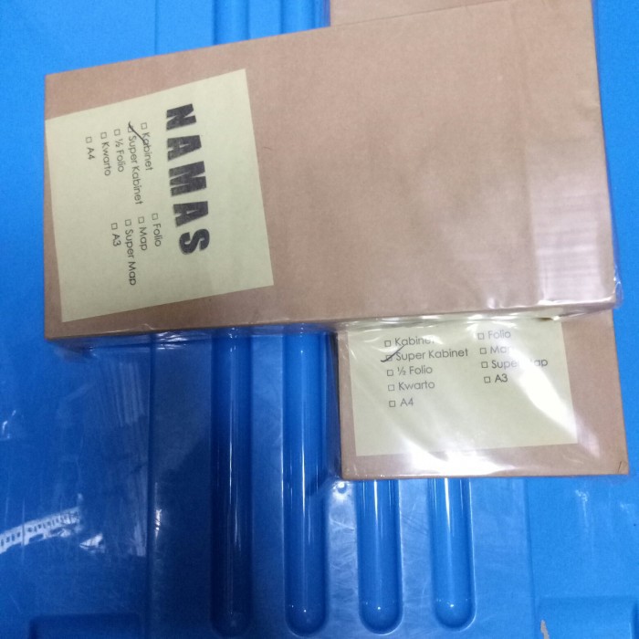 

AMPLOP COKLAT UKURAN SUPER CABINET/AMPLOP COKLAT BPKB