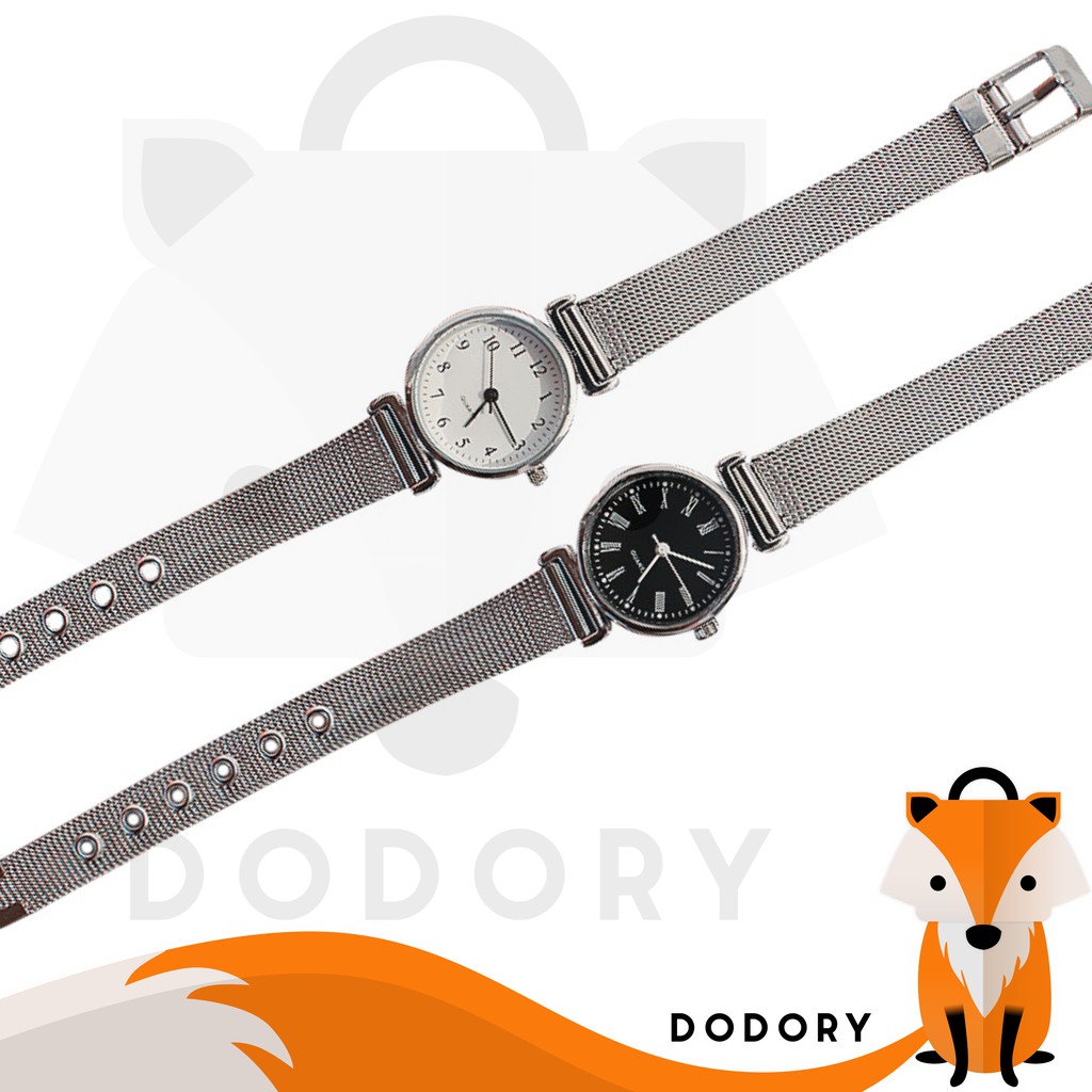 DODORY J166 Jam Tangan Wanita Jam Analog Tali Glossy Fashion