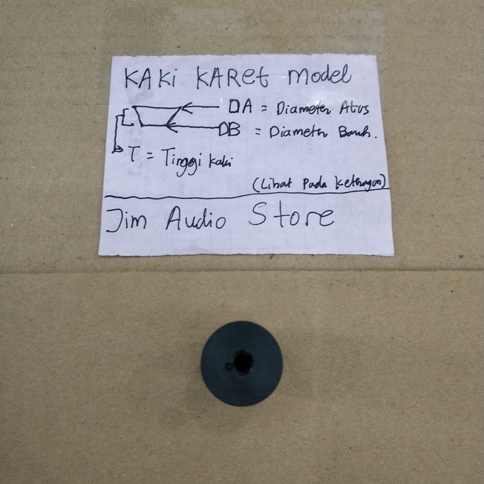 Kaki Karet Kecil Tinggi / Kaki karet box power /kaki karet box speaker
