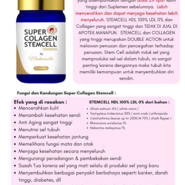 Super colagen stemcell v2