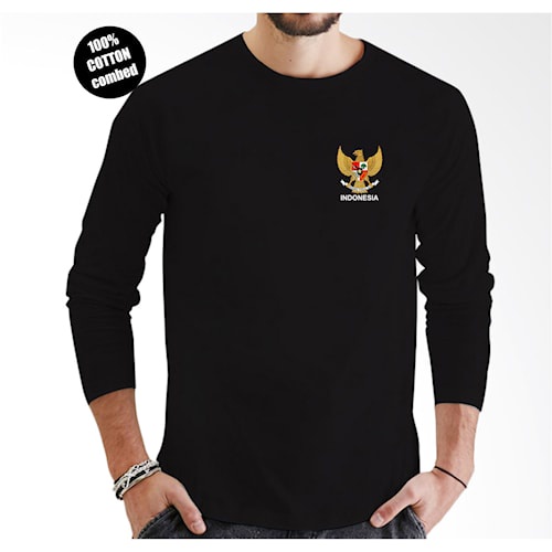 kaos lengan panjang pria garuda
